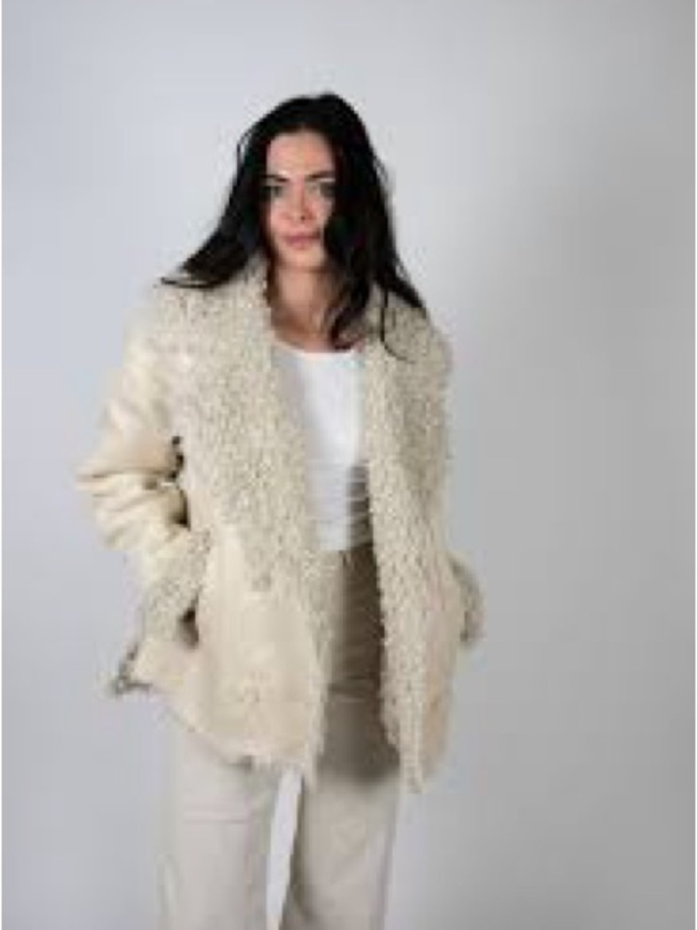 Angel Wings By Lisa Women's Faux Shearling Bomber Jacket